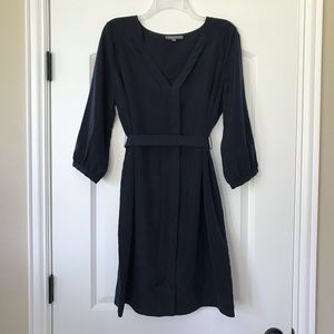 A Pea In The Pod Belted Maternity Dress